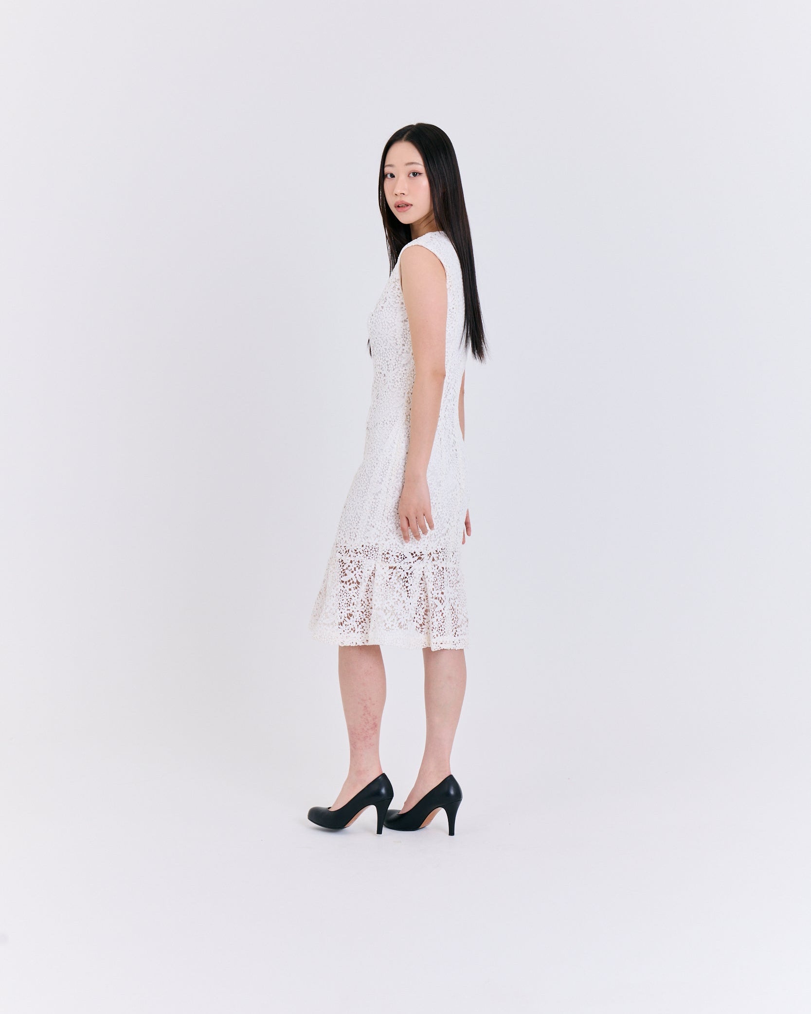 MIDI DRESS WHITE