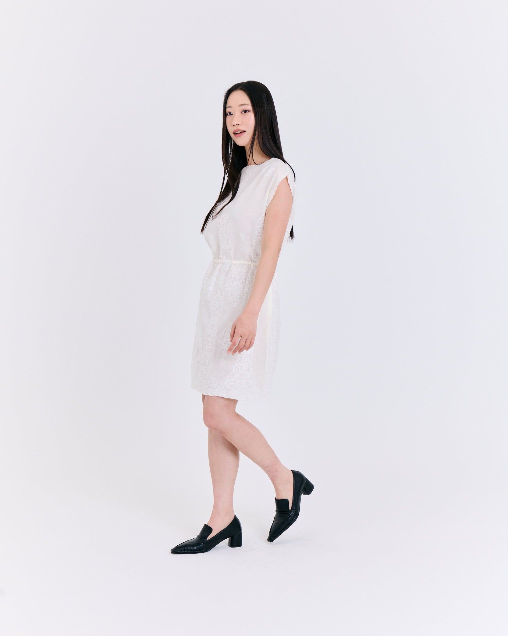 MIDI DRESS WHITE