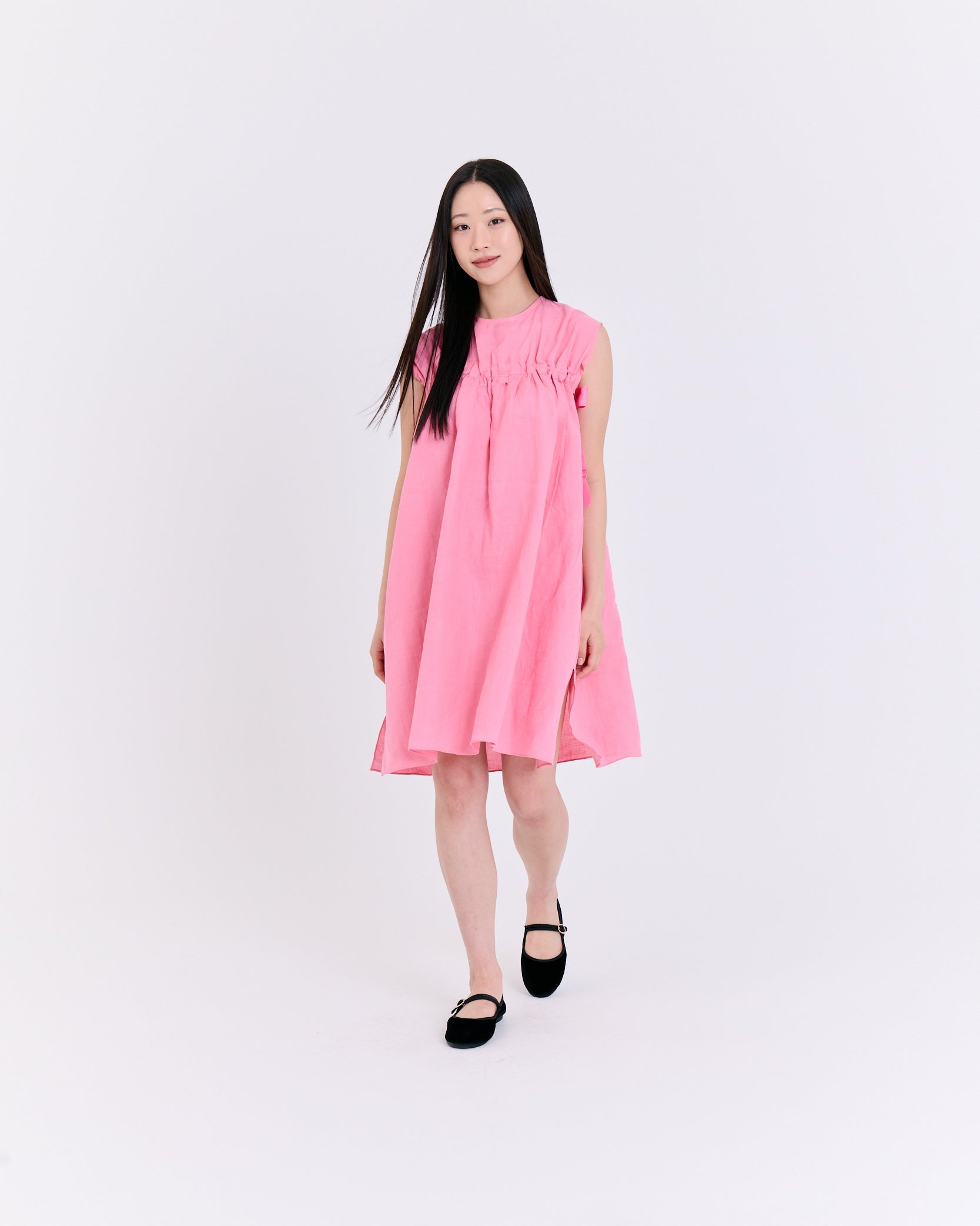 Cute Pink Midi Dress