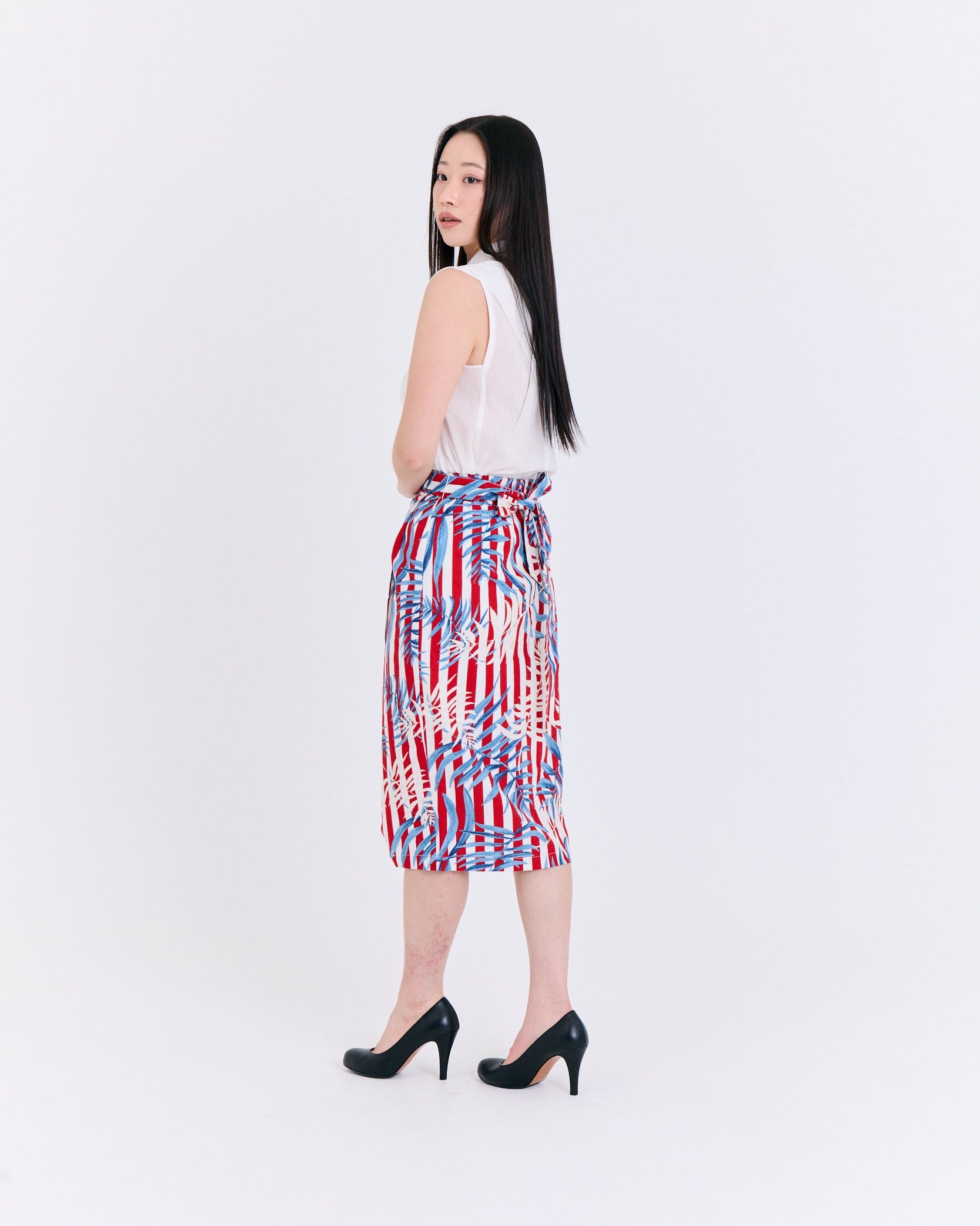 Marine Breeze Tropical Wrap Skirt