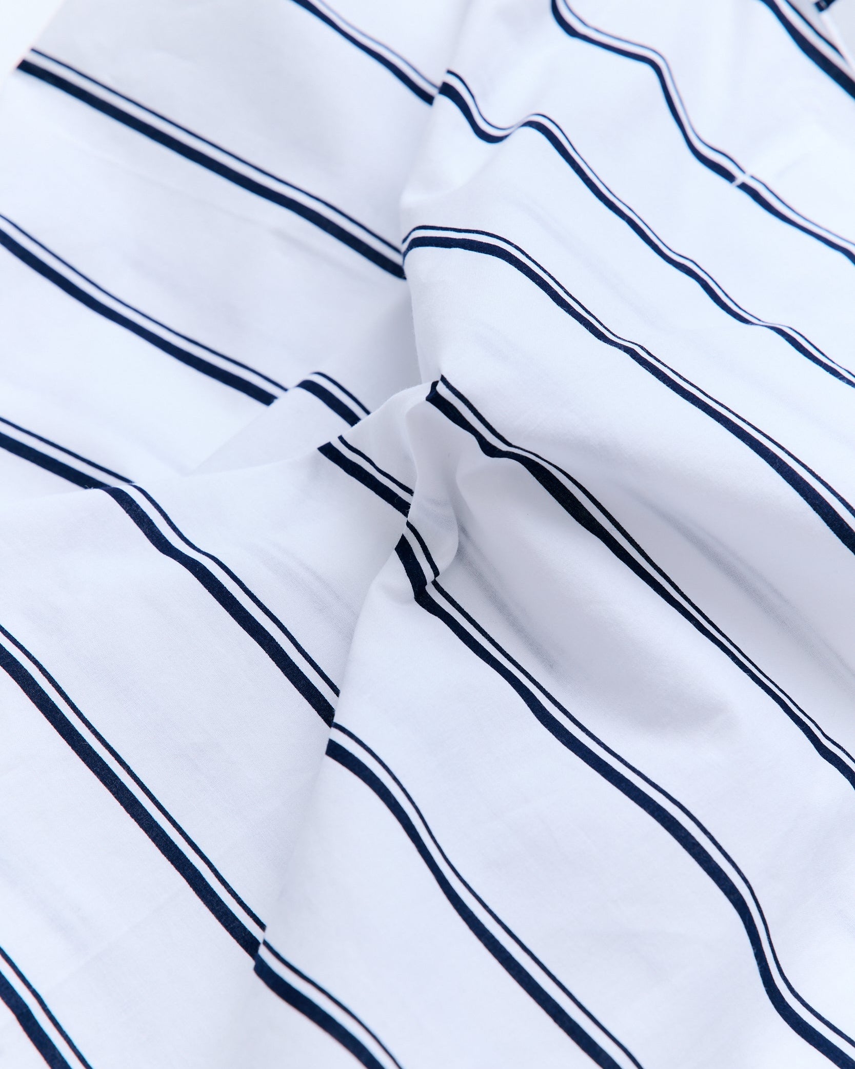 Maritime Stripe Ruffle Hem Dress