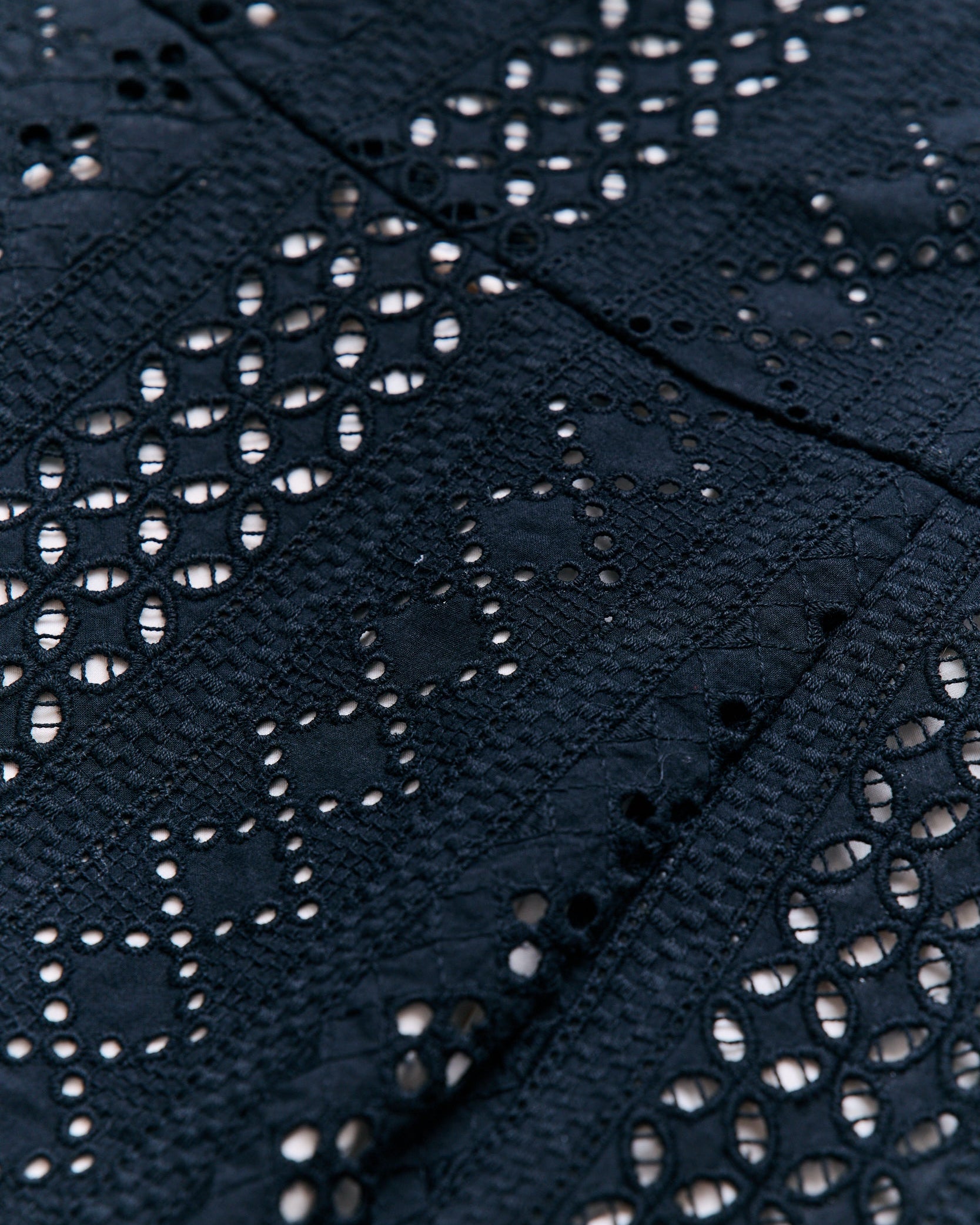 Nightfall Eyelet Mermaid Dress (Black)