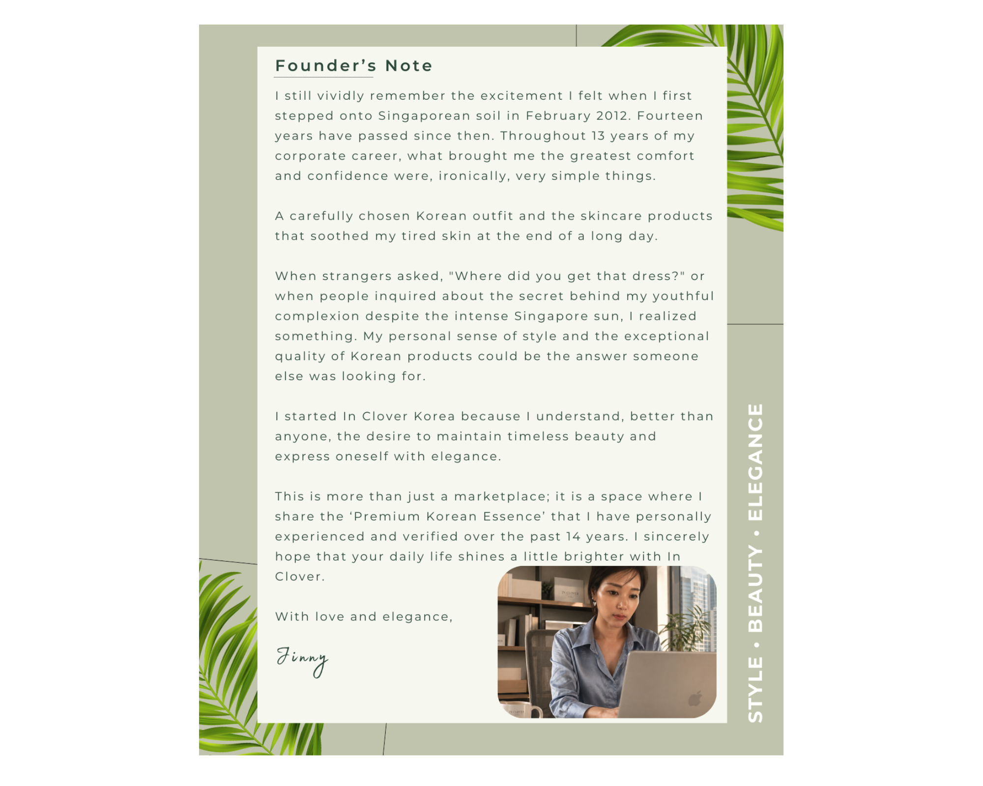 [Founder’s Letter] 14 Years in Singapore and the Beginning of ‘In Clover Korea’