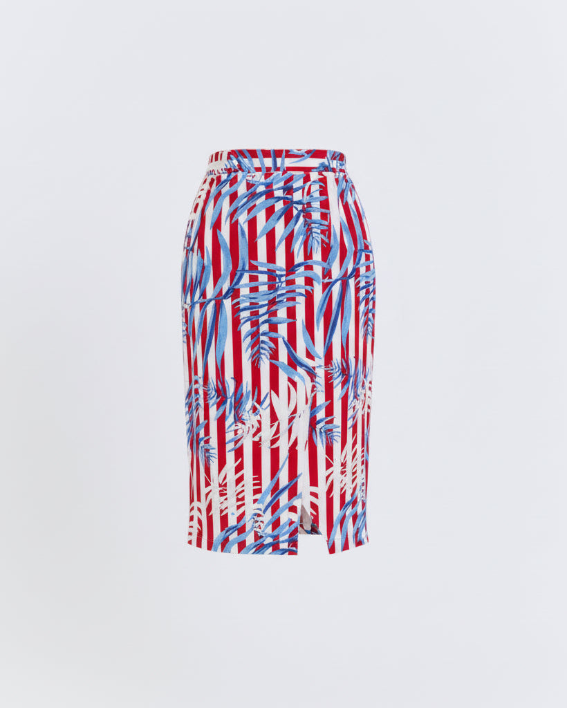 Marine Breeze Tropical Wrap Skirt