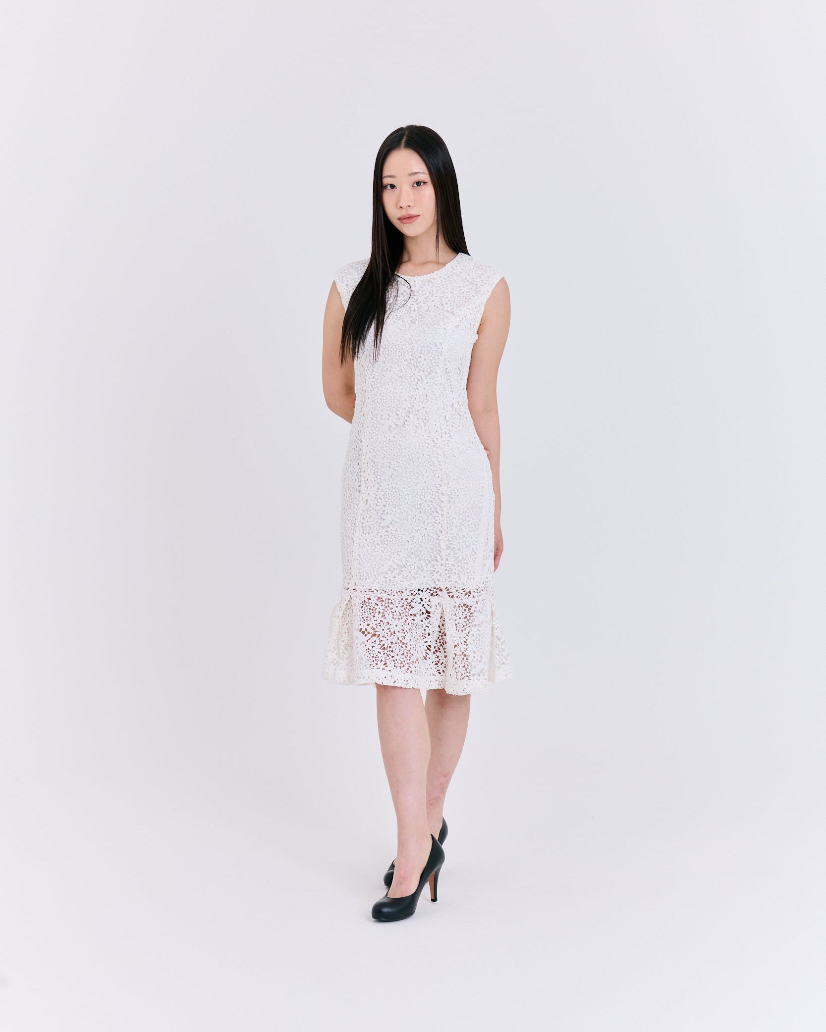 MIDI DRESS WHITE