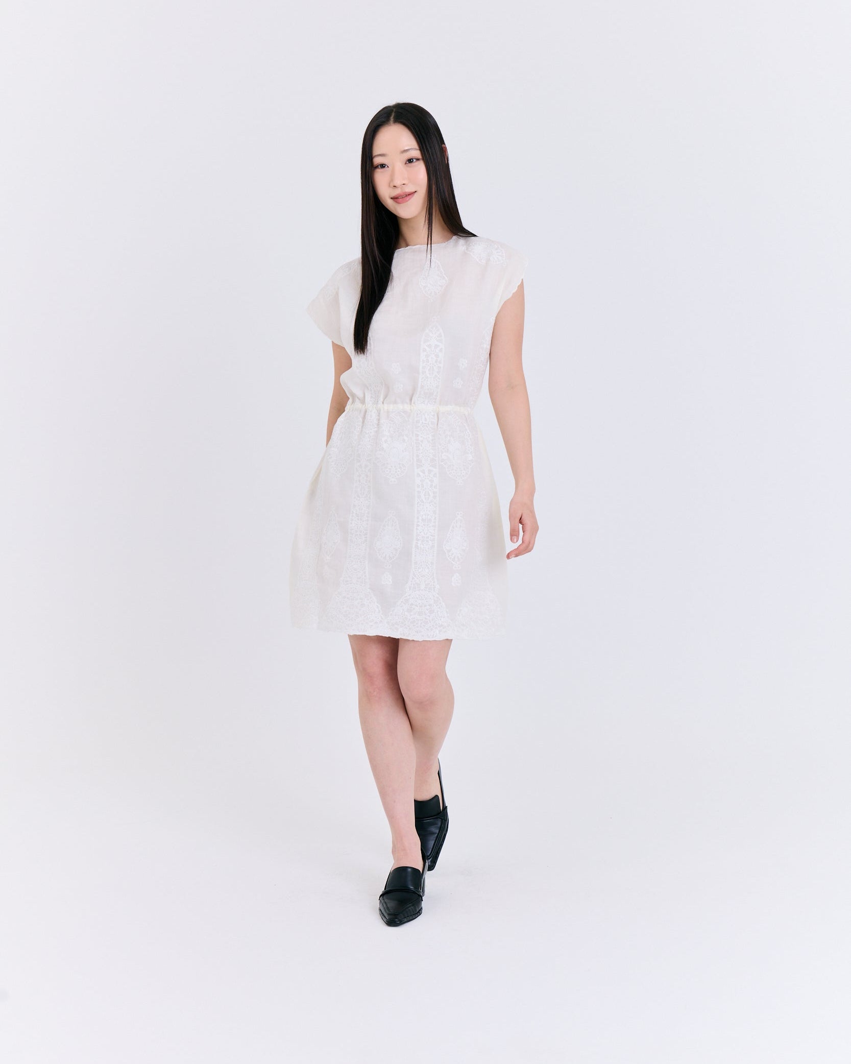 MIDI DRESS WHITE