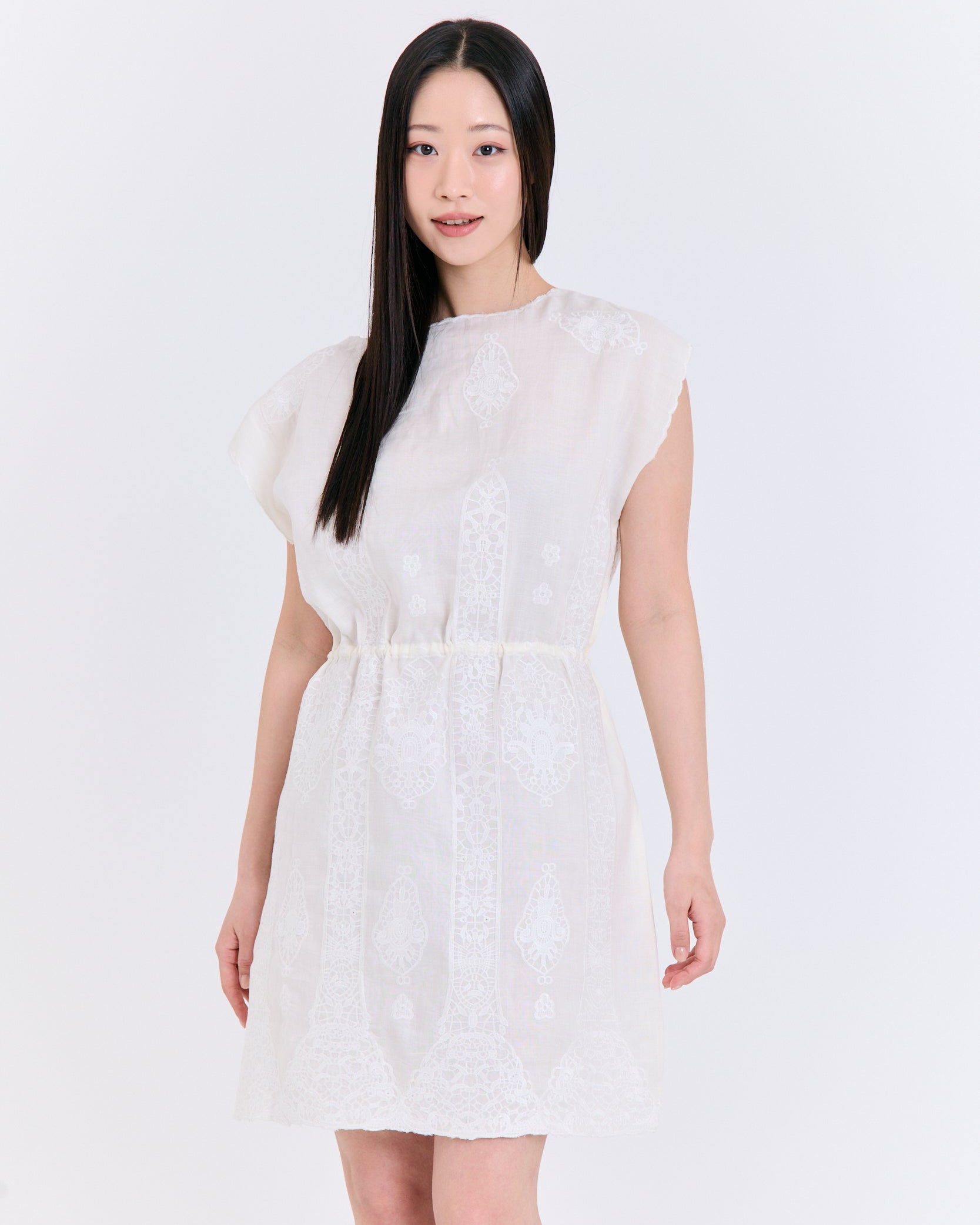 MIDI DRESS WHITE