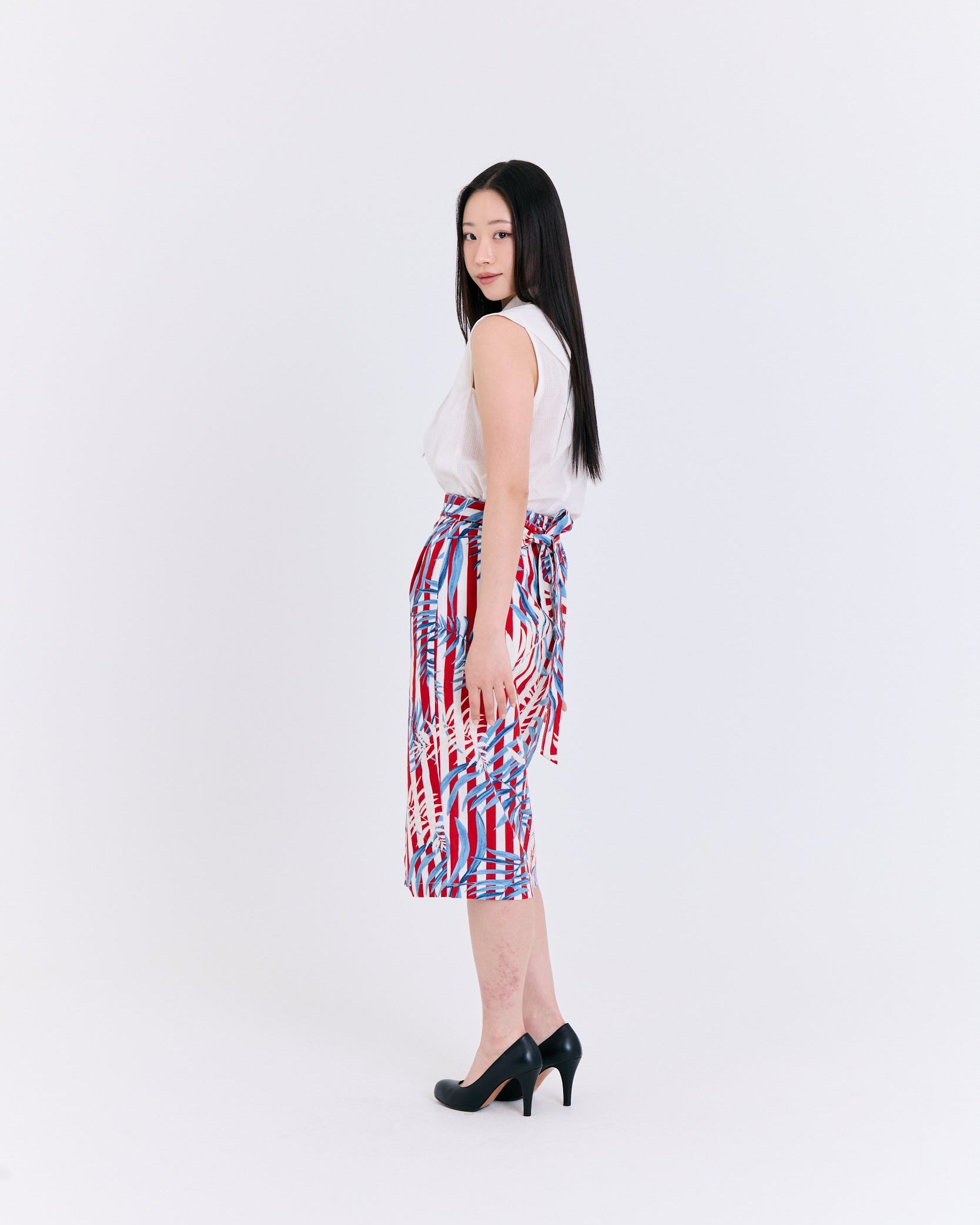Marine Breeze Tropical Wrap Skirt